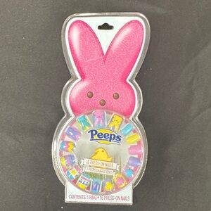 Peeps Pink Bunny Press-On Nails Set
